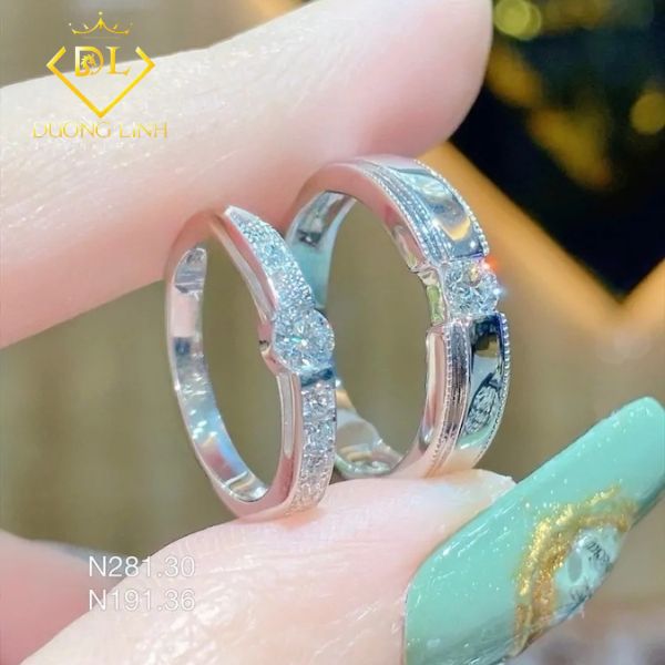 Nhẫn Cưới Cặp Kim Cương N281.30